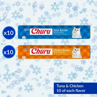 Inaba Churu Holiday Edition [Tuna & Salmon] Recipe