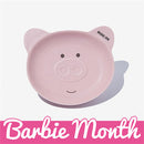 BRIDGE DOG PIGGY DISH PINK FACE
