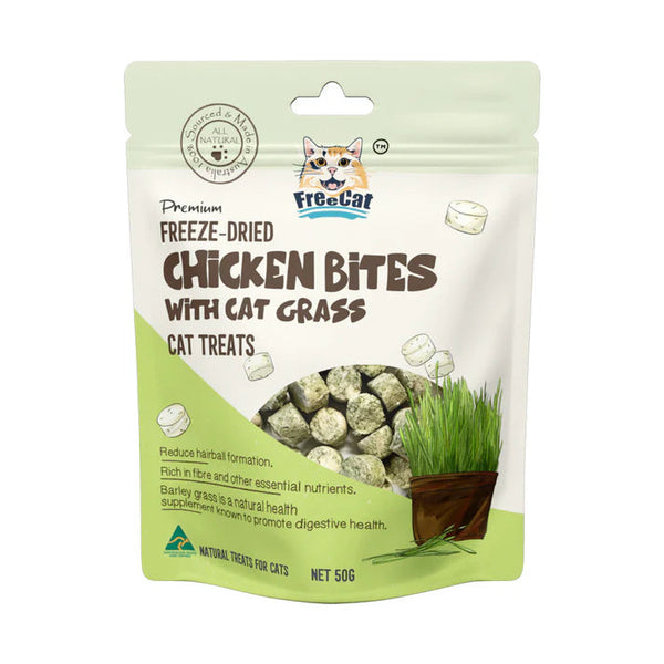 FreeCat Chicken Bite And Cat Grass