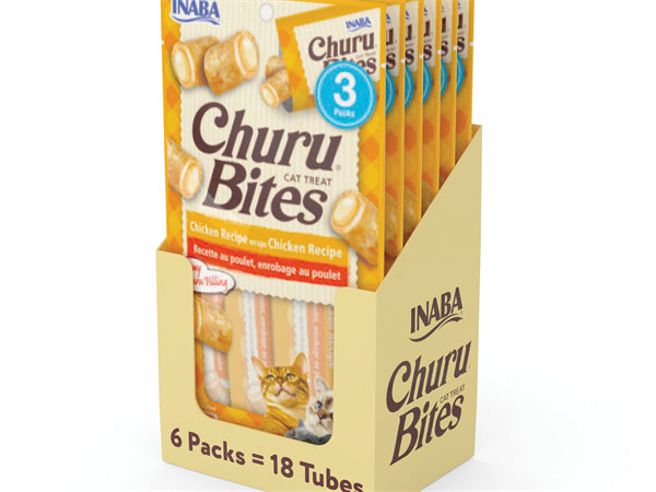 Inaba Cat Churu Bites Chicken Wraps 30g 6pk