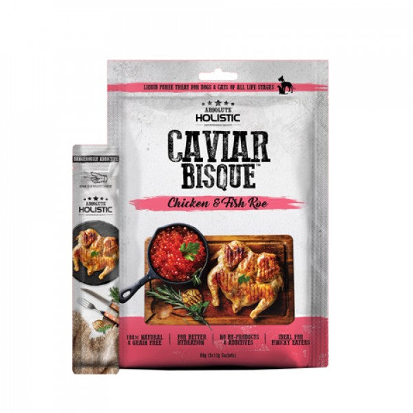 Absolute Holistic Bisque Chicken & Caviar 60g
